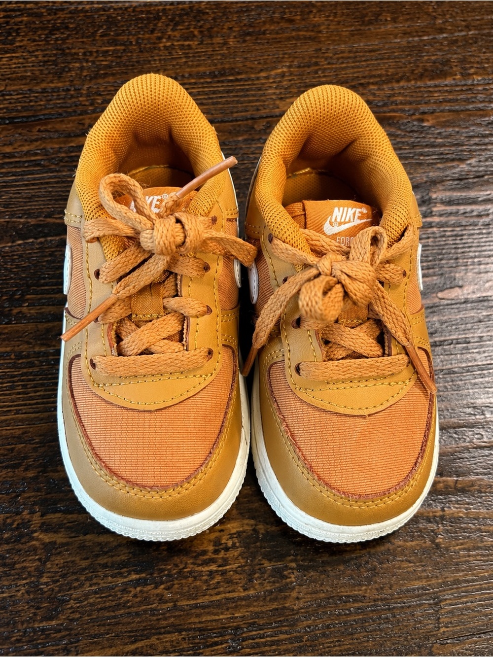 Nike Air Force 1 Low Toddler Shoes size 6C burnt orange